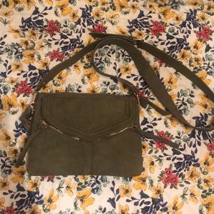 Olive envelope purse